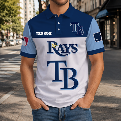 LIMITED EDITION - NEW CUSTOMIZED MLB21 TBR TAMPA BAY RAYS T-SHIRT, POLO SHIRT, ZIP POLO SHIRT, SWEATSHIRT, HOODIE & ZIP HOODIE
