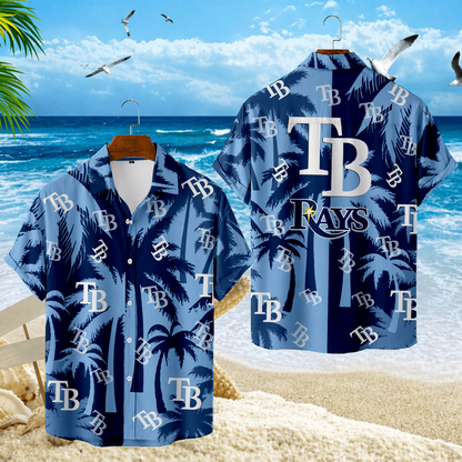LIMITED EDITION - NEW CUSTOMIZED MLB21 TBR TAMPA BAY RAYS UNISEX HAWAIIAN SHIRT