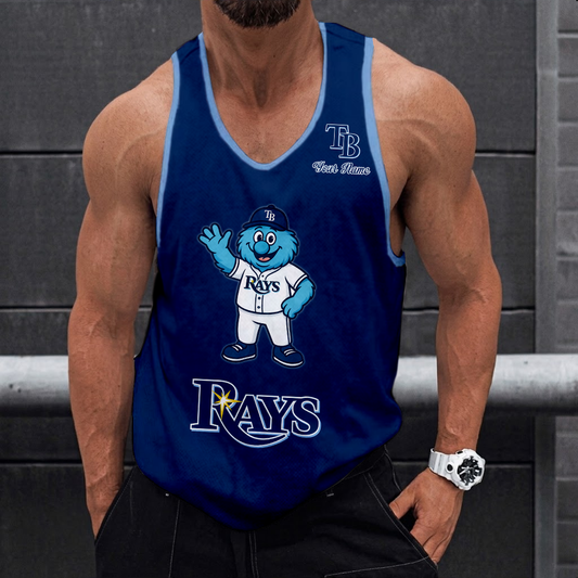 LIMITED EDITION - NEW CUSTOMIZED MLB21 TAMPA BAY RAYS UNISEX TANK TOP