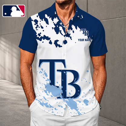 LIMITED EDITION - NEW CUSTOMIZED MLB21 TBR TAMPA BAY RAYS UNISEX HAWAIIAN SHIRT