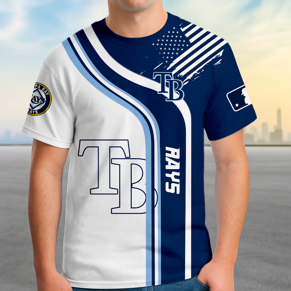 ELITE EDITION - NEW CUSTOMIZED MLB21 TBR TAMPA BAY RAYS POLO SHIRT, ZIP POLO SHIRT & T-SHIRTS