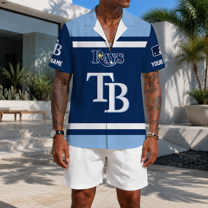 LIMITED EDITION - NEW CUSTOMIZED MLB21 TBR TAMPA BAY RAYS UNISEX HAWAIIAN SHIRT