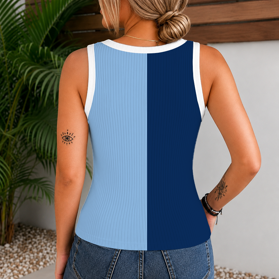 [FLASH SALE] NEW CUSTOMIZED MLB21 TBR TAMPA BAY RAYS WOMEN'S V-NECK TANK TOP