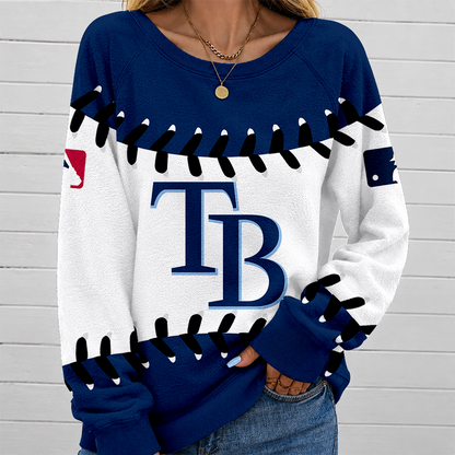 [FLASH SALE] NEW CUSTOMIZED MLB21 TBR TAMPA BAY RAYS UNISEX SWEATSHIRT