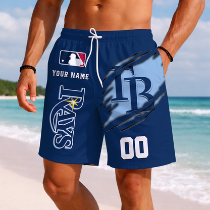 LIMITED EDITION - NEW PREMIUM MLB21 TBR TAMPA BAY RAYS SHORT PANTS