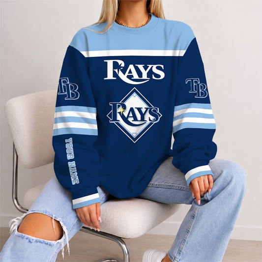 [FLASH SALE] NEW CUSTOMIZED MLB21 TBR TAMPA BAY RAYS UNISEX SWEATSHIRT
