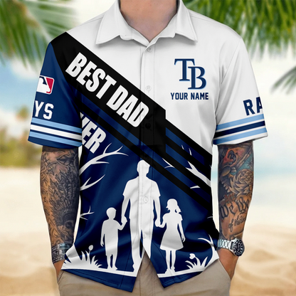 LIMITED EDITION - NEW CUSTOMIZED MLB21 TBR TAMPA BAY RAYS UNISEX HAWAIIAN SHIRT