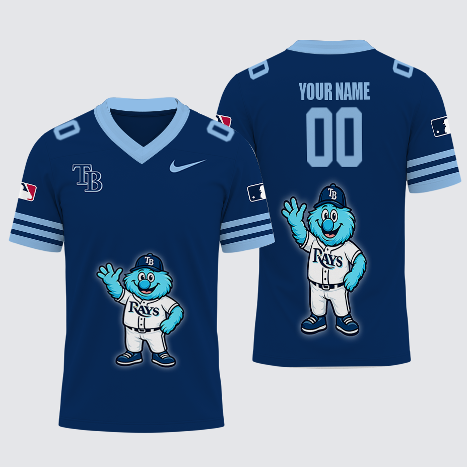 [FLASH SALE] NEW CUSTOMIZED MLB21 TBR TAMPA BAY RAYS FOOTBALL JERSEY