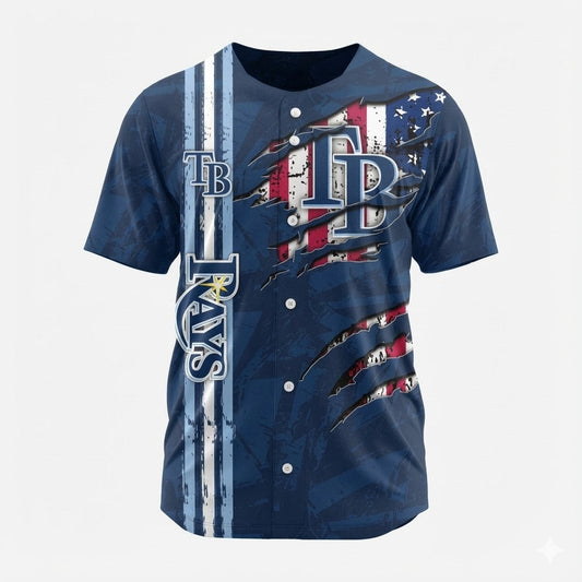 LIMITED EDITION - NEW CUSTOMIZED MLB21 TBR TAMPA BAY RAYS BASEBALL JERSEY