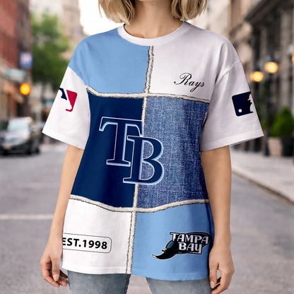 LIMITED EDITION - NEW CUSTOMIZED MLB21 TBR TAMPA BAY RAYS UNISEX T-SHIRT, POLO, HOODIE & JACKETS