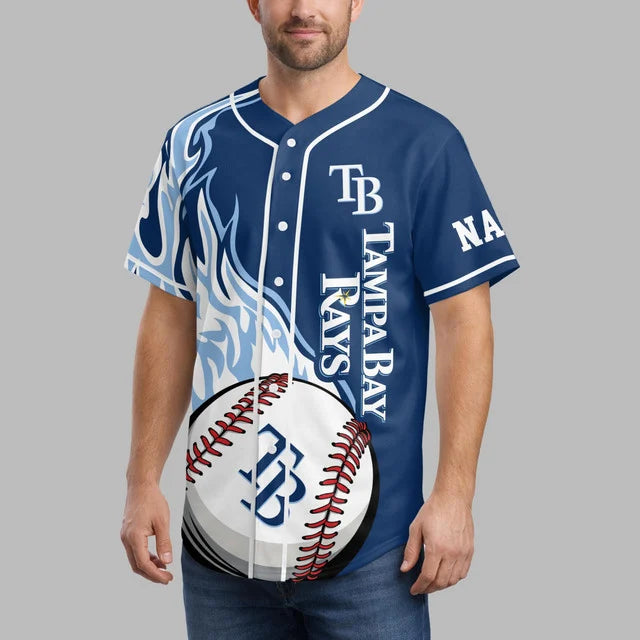 [FLASH SALE] NEW CUSTOMIZED MLB21 TBR TAMPA BAY RAYS BASEBALL JERSEY