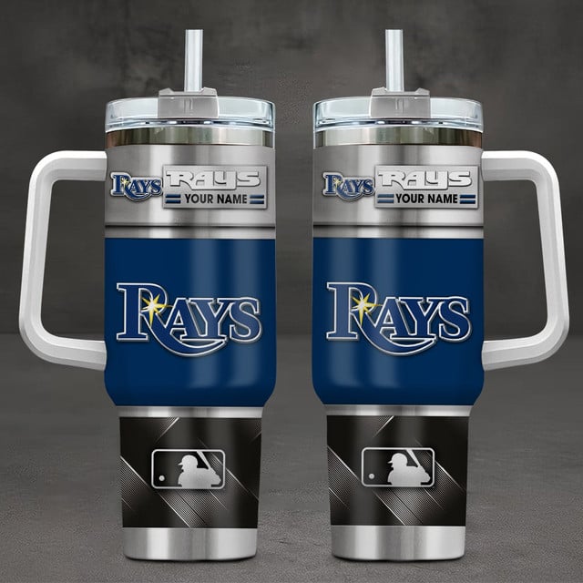 LIMITED EDITION - NEW CUSTOMIZED MLB21 TBR TAMPA BAY RAYS TUMBLER CUP