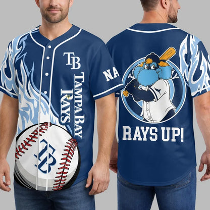 [FLASH SALE] NEW CUSTOMIZED MLB21 TBR TAMPA BAY RAYS BASEBALL JERSEY