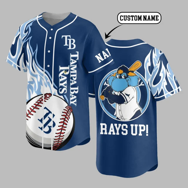 [FLASH SALE] NEW CUSTOMIZED MLB21 TBR TAMPA BAY RAYS BASEBALL JERSEY