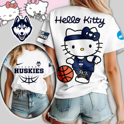 LIMITED EDITION - NEW CUSTOMIZED MAM NCAA21 UCH UC HUSKIES HELLO KITTY T-SHIRT, SWEATSHIRT, HOODIE & ZIP HOODIE