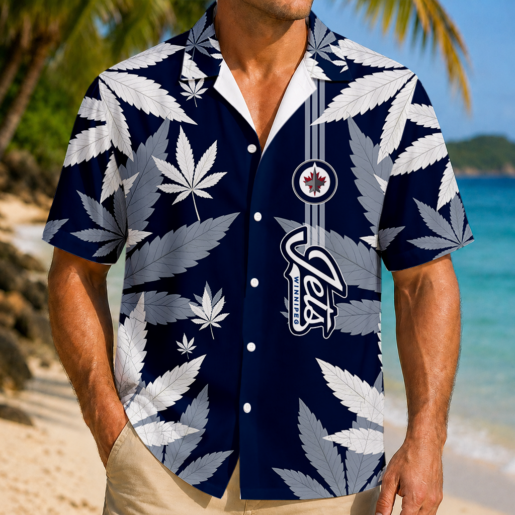 LIMITED EDITION - NEW CUSTOMIZED NHL21 WPJ WINNIPEG JETS UNISEX HAWAIIAN SHIRT