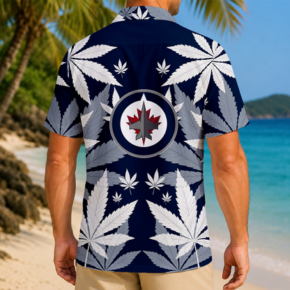 LIMITED EDITION - NEW CUSTOMIZED NHL21 WPJ WINNIPEG JETS UNISEX HAWAIIAN SHIRT