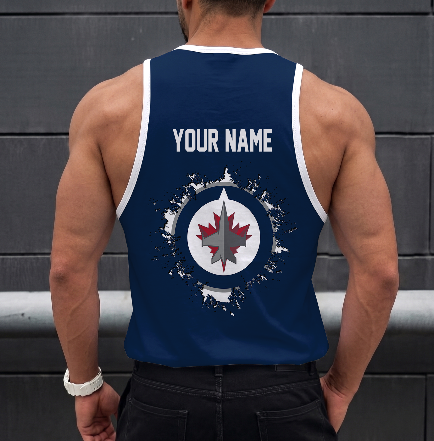 LIMITED EDITION - NEW CUSTOMIZED NHL21 WPJ WINNIPEG JETS UNISEX TANK TOP