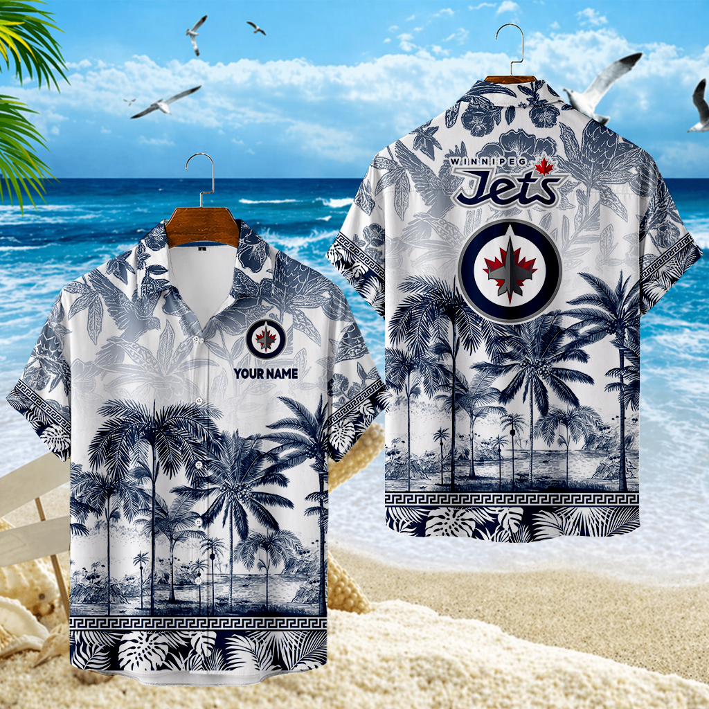 LIMITED EDITION - NEW CUSTOMIZED NHL21 WPJ WINNIPEG JETS UNISEX HAWAIIAN SHIRT