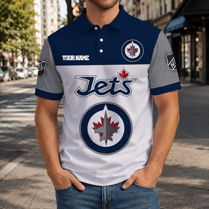 EXCLUSIVE EDITION - NEW CUSTOMIZED NHL21 WPJ WINNIPEG JETS T-SHIRT, POLO SHIRT, ZIP POLO SHIRT, SWEATSHIRT, HOODIE & ZIP HOODIE