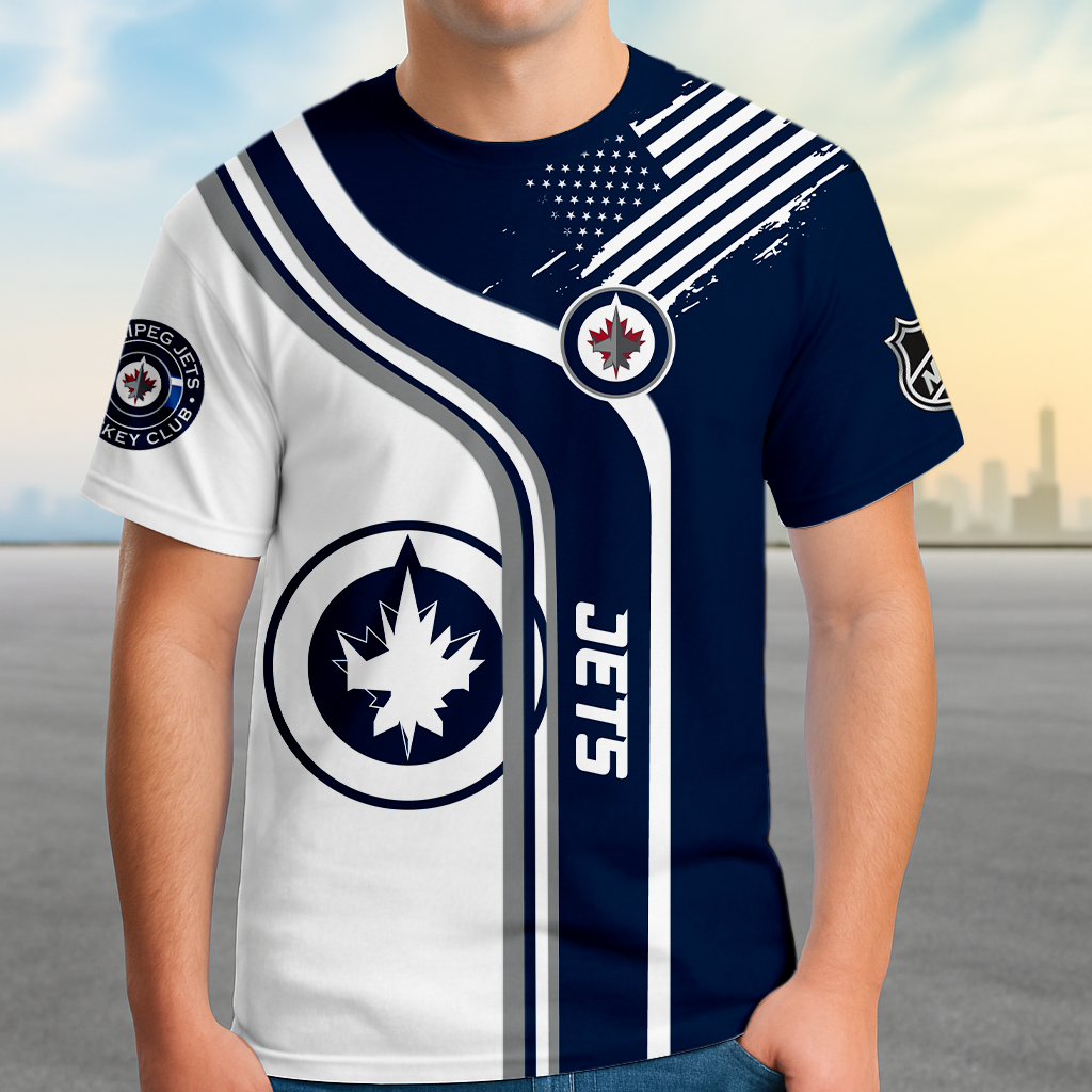 ELITE EDITION - NEW CUSTOMIZED NHL21 WPJ WINNIPEG JETS POLO SHIRT, ZIP POLO SHIRT & T-SHIRTS