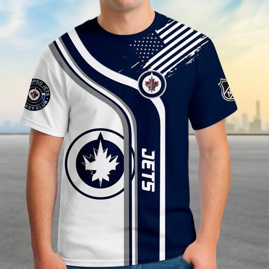 ELITE EDITION - NEW CUSTOMIZED NHL21 WPJ WINNIPEG JETS POLO SHIRT, ZIP POLO SHIRT & T-SHIRTS