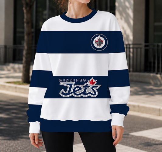 SPECIAL EDITION - NEW CUSTOMIZED NHL21 WPJ WINNIPEG JETS UNISEX SWEATSHIRT