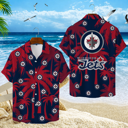 LIMITED EDITION - NEW CUSTOMIZED NHL21 WPJ WINNIPEG JETS UNISEX HAWAIIAN SHIRT