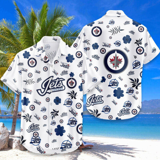 LIMITED EDITION - NEW CUSTOMIZED NHL21 WPJ WINNIPEG JETS UNISEX HAWAIIAN SHIRT