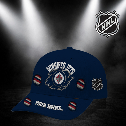 [SUPER SALE] NEW CUSTOMIZED NHL21 WPJ WINNIPEG JETS CLASSIC CAP