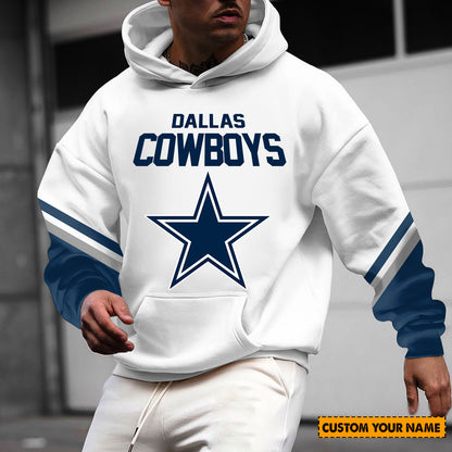 ELITE EDITION - NEW CUSTOMIZED NFL21 DCB DALLAS COWBOYS HOODIE, ZIP HOODIE, POLO SHIRT, ZIP POLO SHIRT, T-SHIRT & SWEATSHIRT