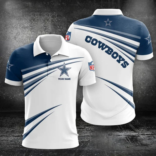 VIRAL EDITION - NEW CUSTOMIZED NFL21 DCB DALLAS COWBOYS POLO, T-SHIRT & SHORT PANTS SET
