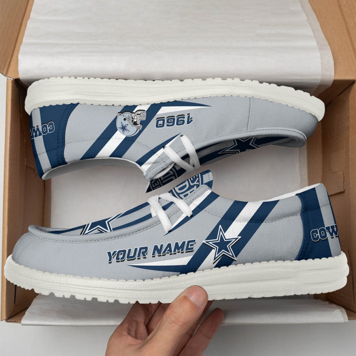 [SPECIAL OFFER] NEW CUSTOMIZED NFL21 DCB DALLAS COWBOYS LOAFER SHOES