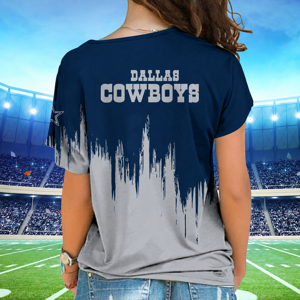 [SPECIAL OFFER] NEW CUSTOMIZED NFL21 DCB DALLAS COWBOYS SHOULDER SHIRT
