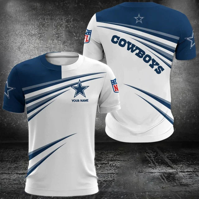VIRAL EDITION - NEW CUSTOMIZED NFL21 DCB DALLAS COWBOYS POLO, T-SHIRT & SHORT PANTS SET