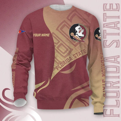 MEGA SALE - NEW CUSTOMIZED NCAA FBS21 FLS FLORIDA STATE SEMINOLES HOODIE, T-SHIRTS, ZIP HOODIE, SWEATSHIRTS & POLO SHIRT