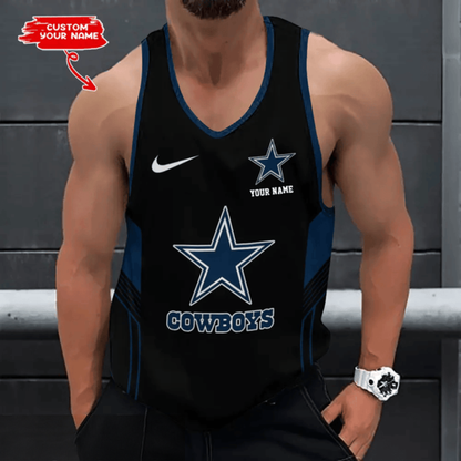 [SPECIAL OFFER] NEW CUSTOMIZED NFL21 DCB DALLAS COWBOYS UNISEX TANK TOP