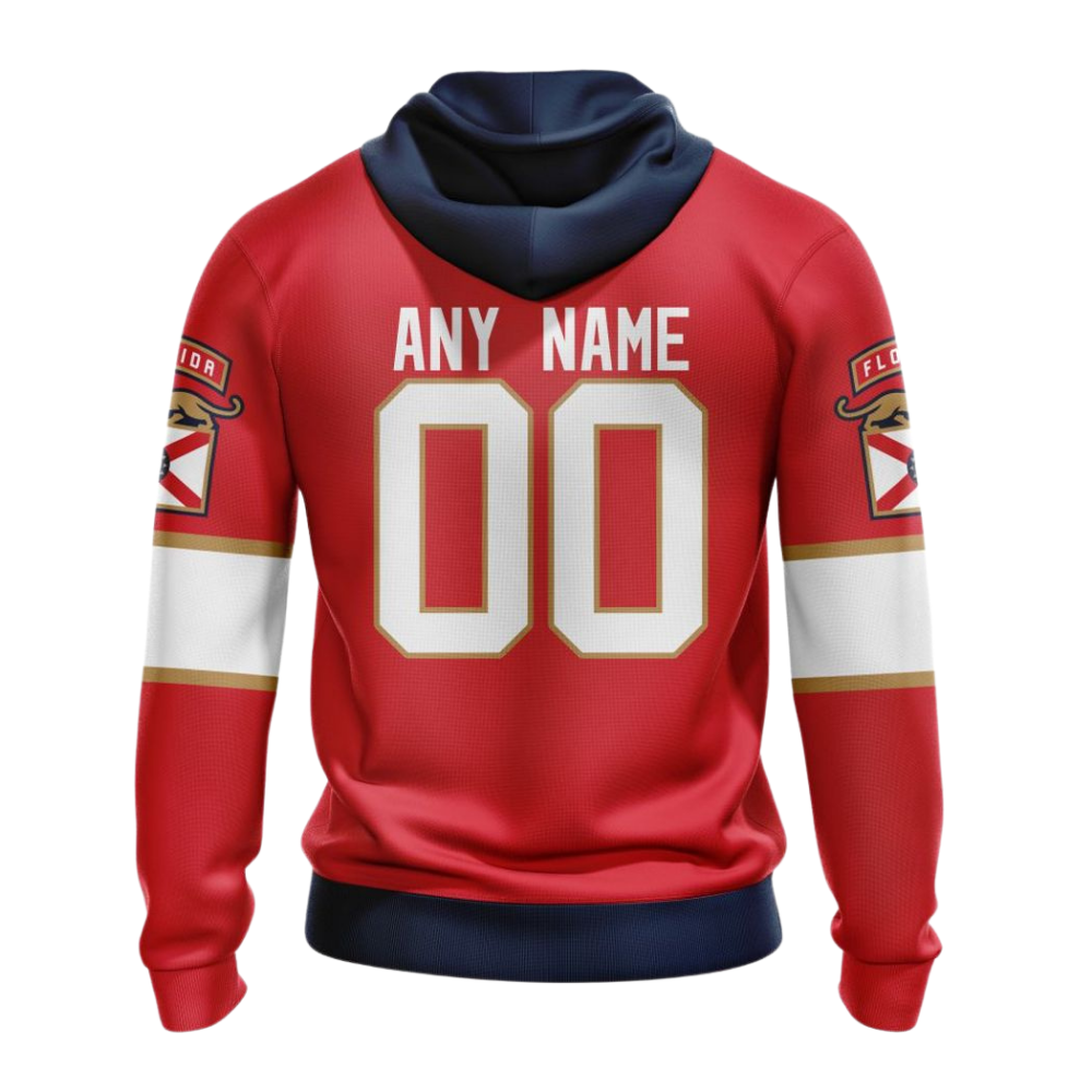 LIMITED EDITION - NEW CUSTOMIZED NHL01 FPT FLORIDA PANTHERS COMBO HOODIE & LONGPANTS