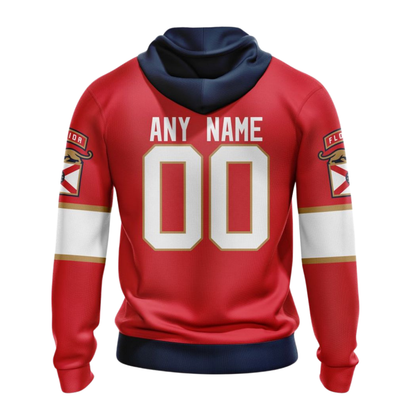 LIMITED EDITION - NEW CUSTOMIZED NHL01 FPT FLORIDA PANTHERS COMBO HOODIE & LONGPANTS