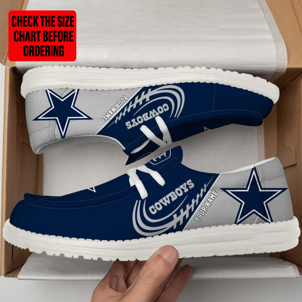 [SPECIAL OFFER] NEW CUSTOMIZED NFL21 DCB DALLAS COWBOYS LOAFER SHOES