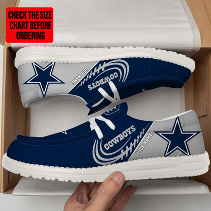 [SPECIAL OFFER] NEW CUSTOMIZED NFL21 DCB DALLAS COWBOYS LOAFER SHOES