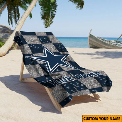 LIMITED EDITION - NEW CUSTOMIZED NFL21 DCB DALLAS COWBOYS BEACH TOWEL