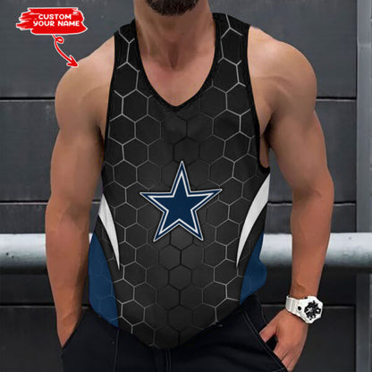 [SPECIAL OFFER] NEW CUSTOMIZED NFL21 DCB DALLAS COWBOYS UNISEX TANK TOP