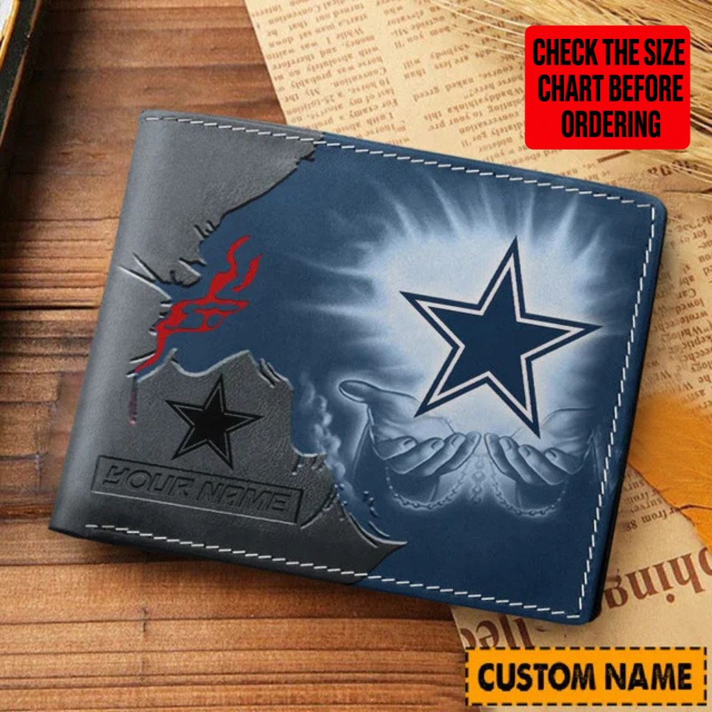 LIMITED EDITION - NEW CUSTOMIZED NFL21 DCB DALLAS COWBOYS LEATHER WALLET