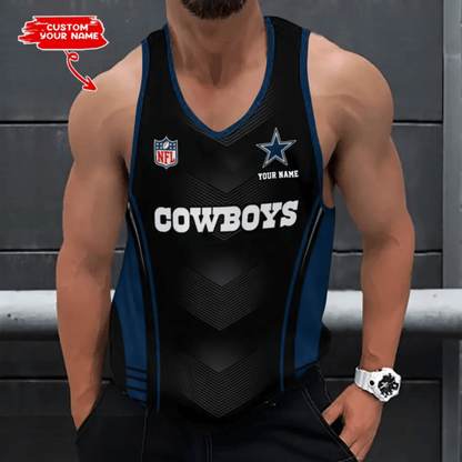 [SPECIAL OFFER] NEW CUSTOMIZED NFL21 DCB DALLAS COWBOYS UNISEX TANK TOP