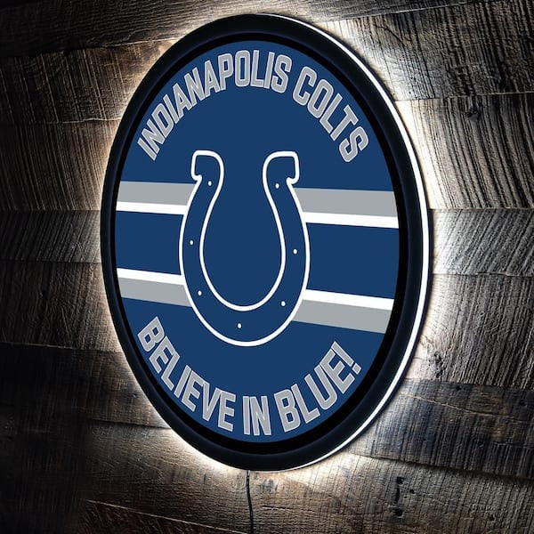 LIMITED EDITION - NEW PREMIUM NFL17 IDC INDIANAPOLIS COLTS LED LIGHT WALL DECOR