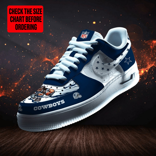 LIMITED EDITION - NEW CUSTOMIZED NFL21 DCB DALLAS COWBOYS AF1 SHOES