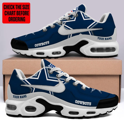 LIMITED EDITION - NEW CUSTOMIZED NFL21 DCB DALLAS COWBOYS AIR MAX PLUS SNEAKERS