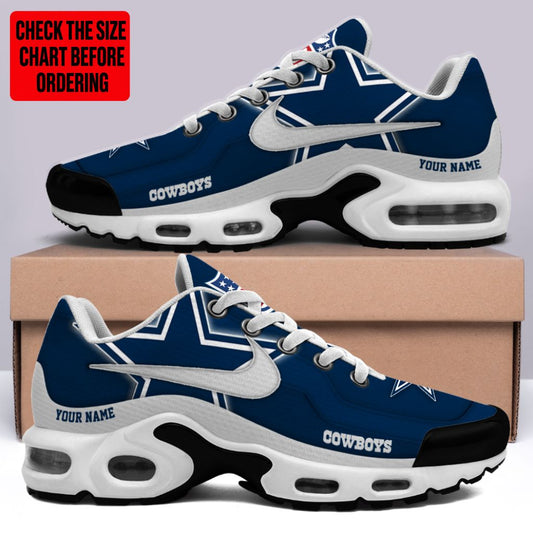 LIMITED EDITION - NEW CUSTOMIZED NFL21 DCB DALLAS COWBOYS AIR MAX PLUS SNEAKERS