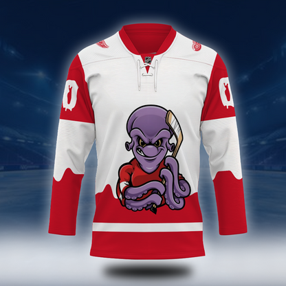 LIMITED EDITION - NEW CUSTOMIZED NHL22 DRW DETROIT RED WINGS UNISEX HOCKEY JERSEY